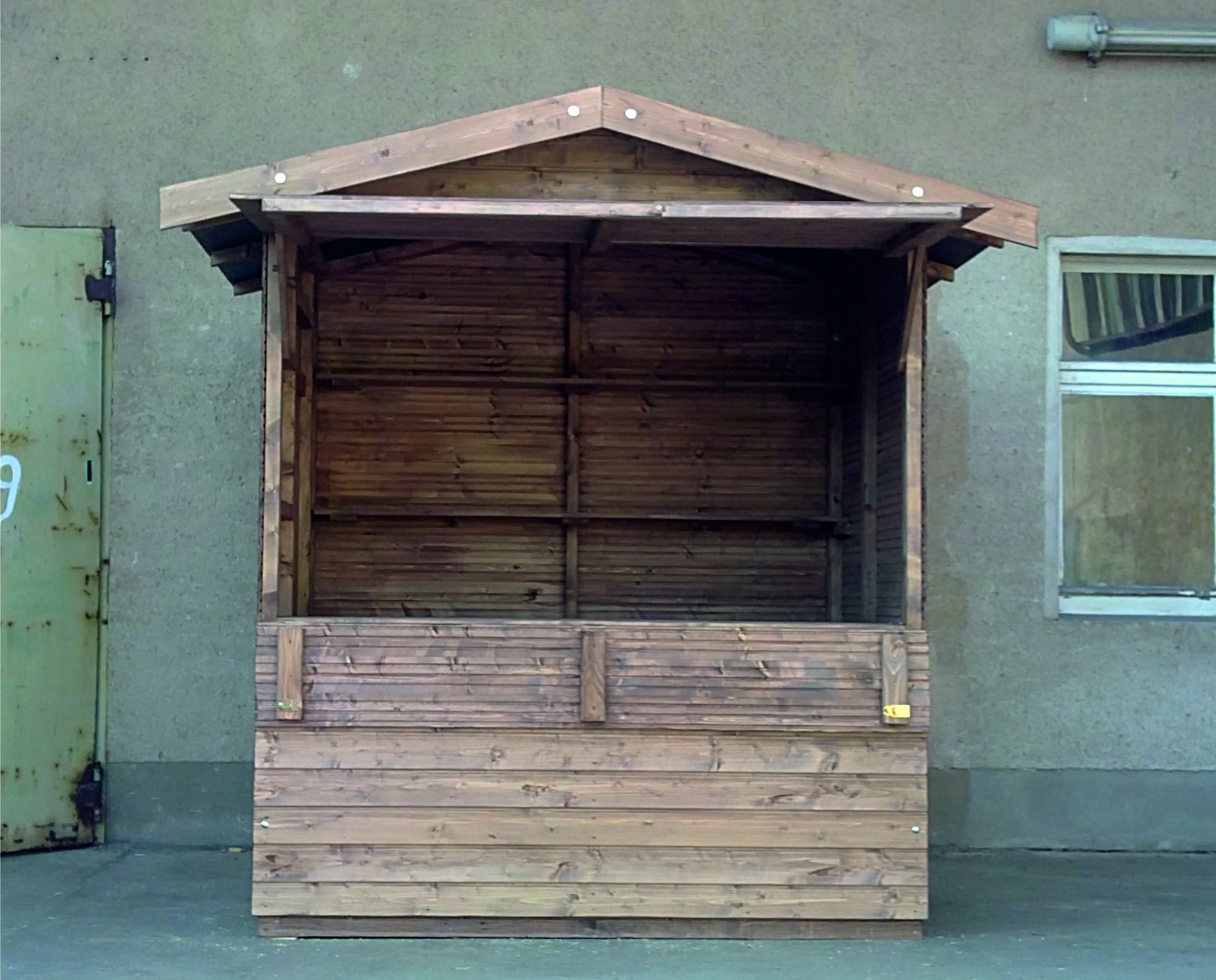 kleine Huette mit einem Fenster- kaufen bei eventTIME, Markthuetten- Shop