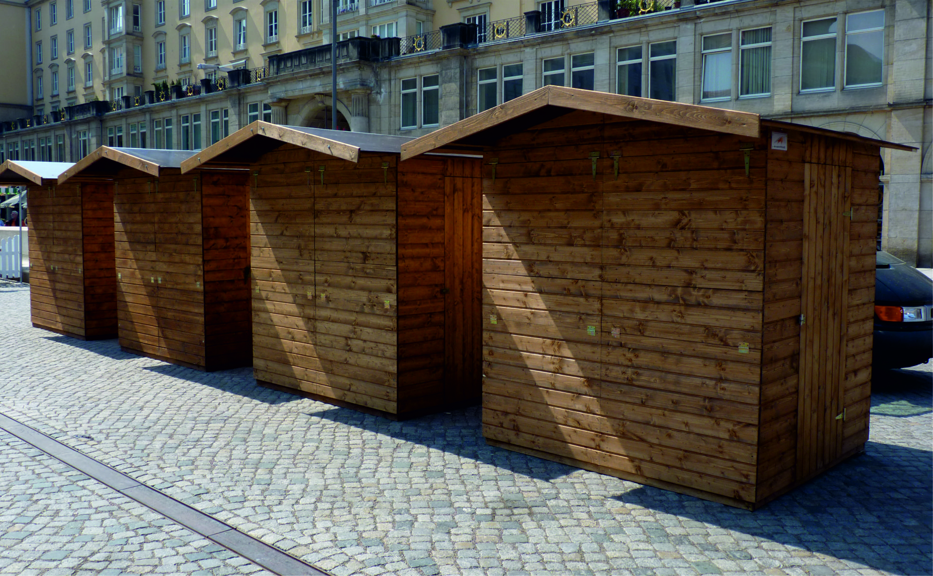 Verkaufsbude Satteldach 2m x 1,80m- kaufen bei eventTIME, Markthuetten -Shop