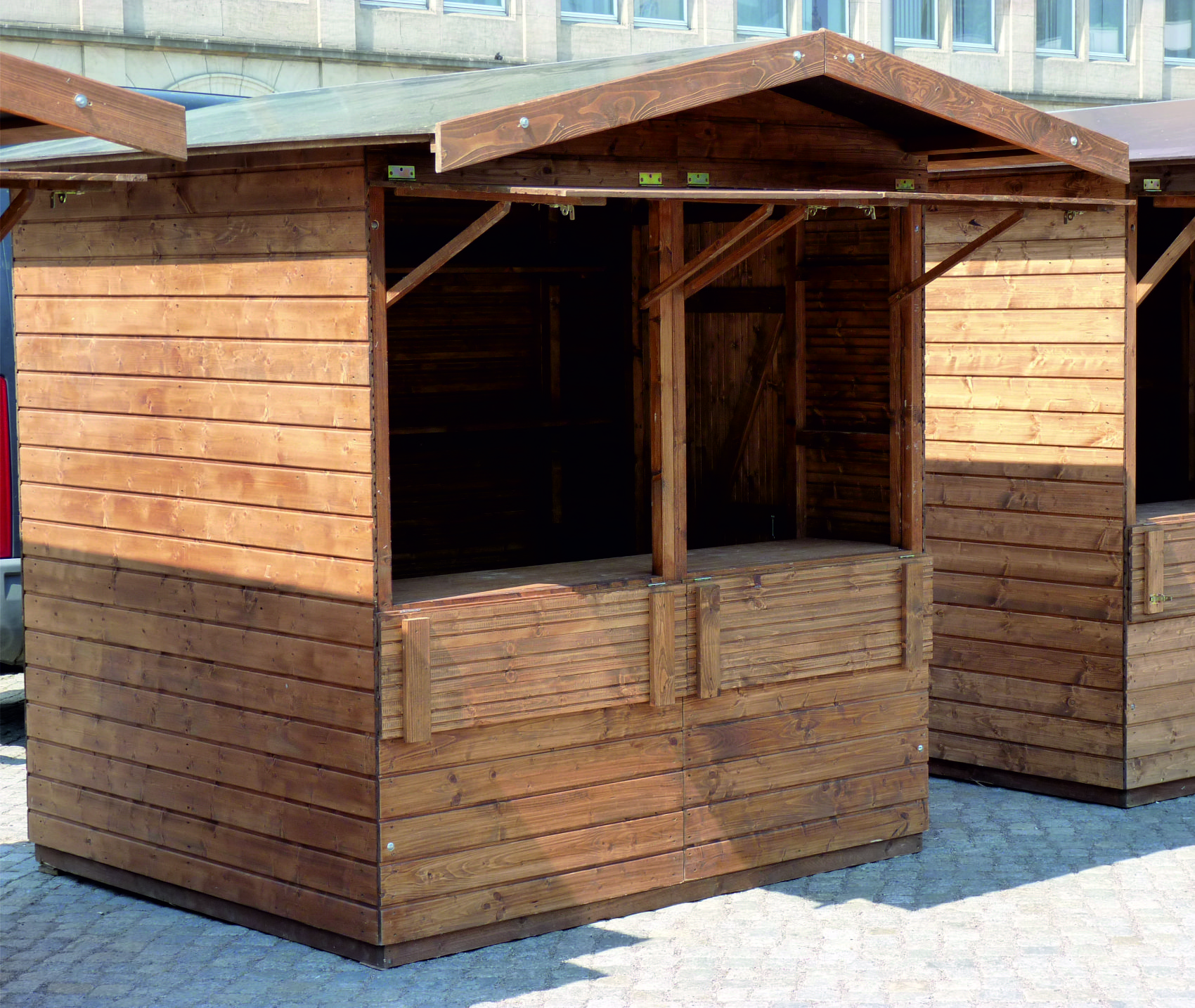 kleinen Verkaufsstand- kauf im Markthuetten- Shop