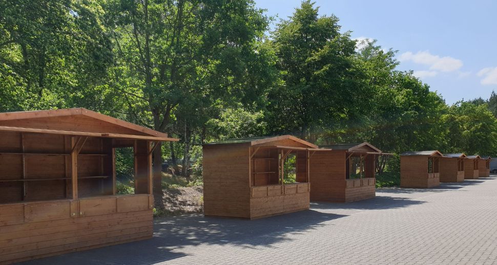 Holzhütte mieten bei eventTime, Deinem Markthütten-Shop, unkompliziert online bestellen