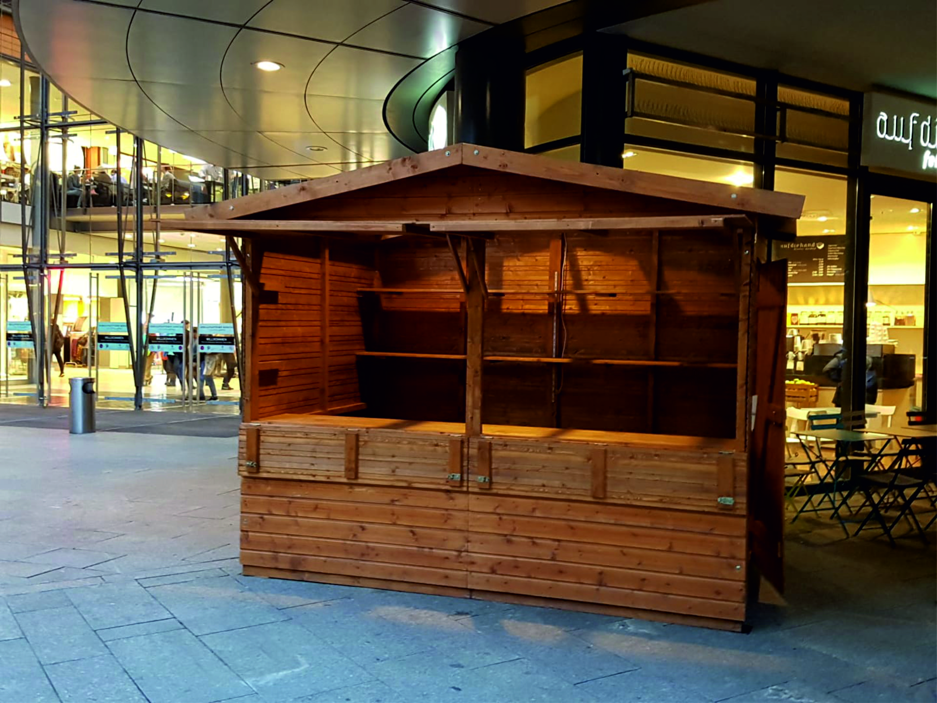 Holz Markthuette- selbst entwerfen im Markthuetten- Shop