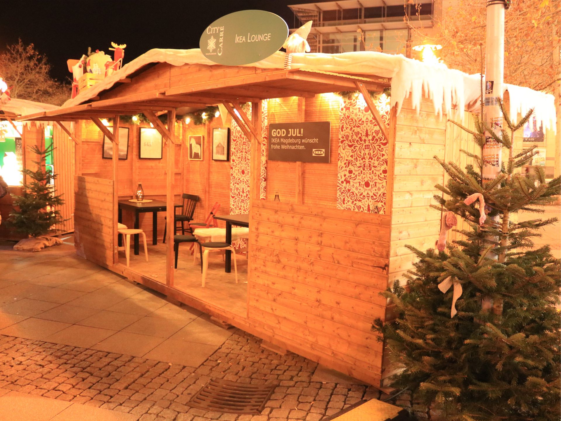 Verkaufshuette mieten 6x2 begehbar bei eventTIME, der Partyausstatter und Markthüttenshop