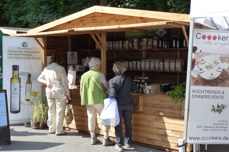 Verkaufsstand bei eventTime, Deinem Markthütten-Shop, unkompliziert online bestellen
