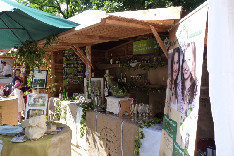 Verkaufsstand bei eventTime, Deinem Markthütten-Shop, unkompliziert online bestellen