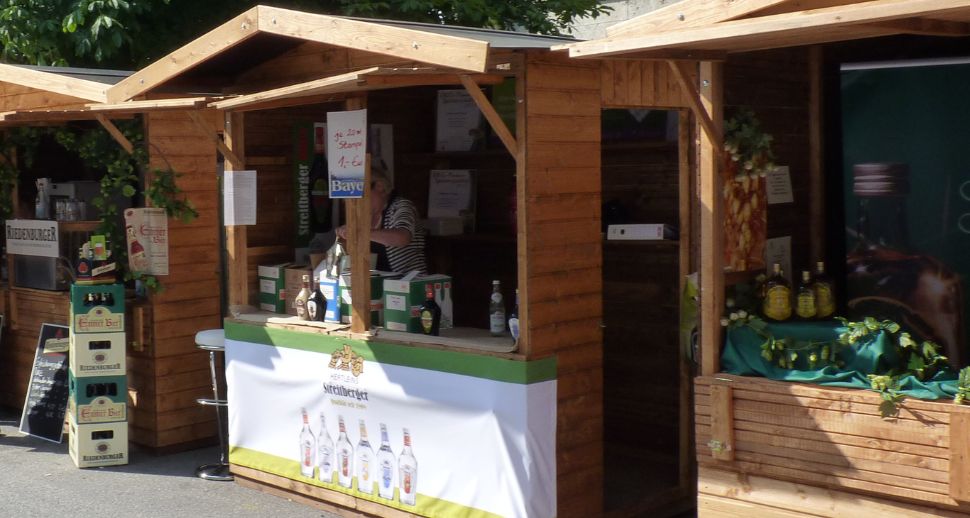 Marktbude mieten bei eventTime, Deinem Markthütten-Shop, unkompliziert online bestellen