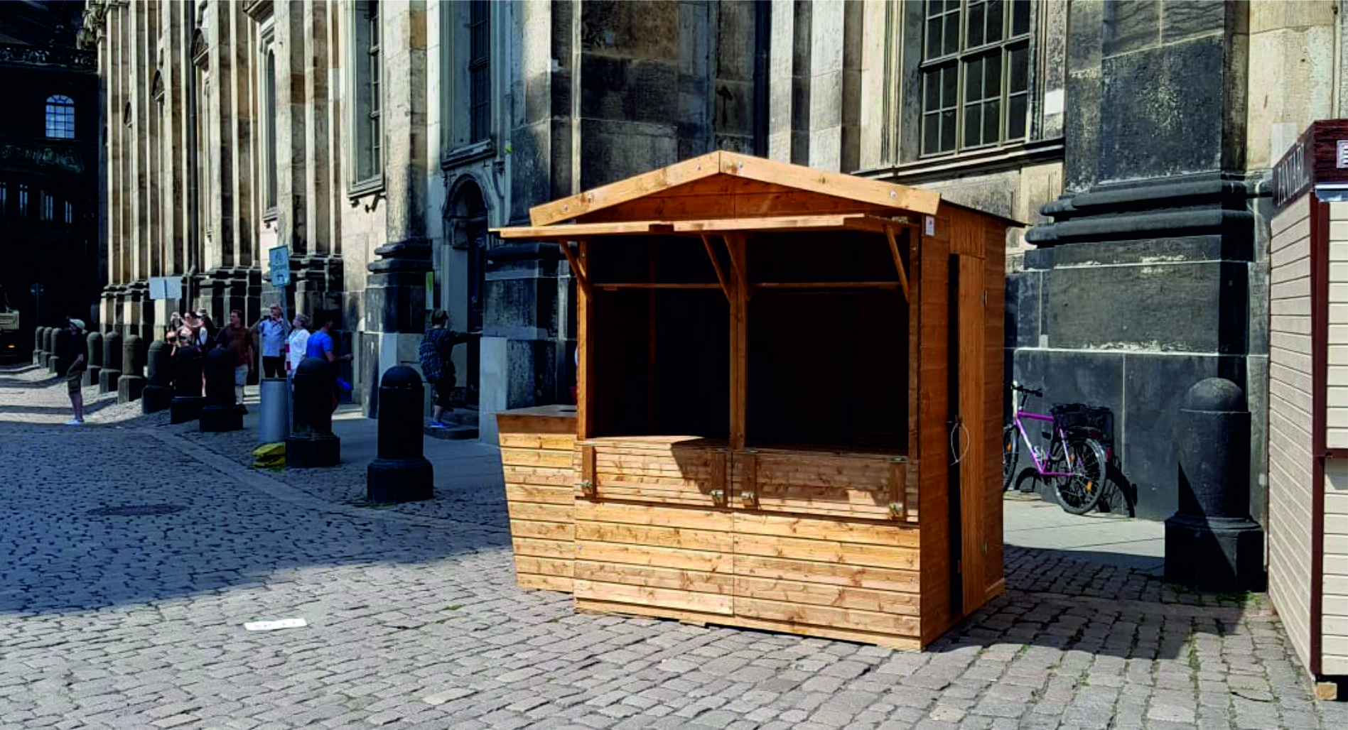 kleine Huette- kaufen bei eventTIME, Markthuetten- Shop